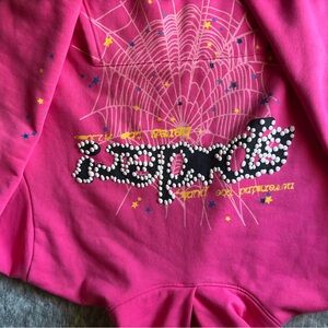Pink Graphic Hoodie